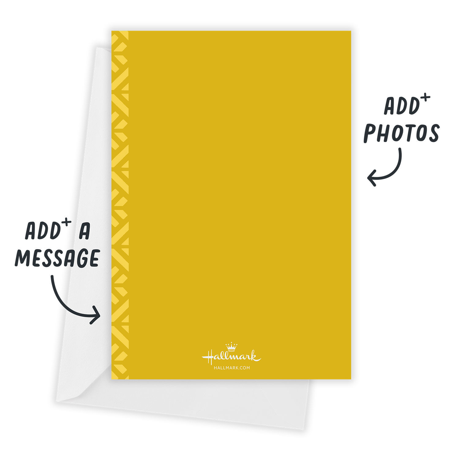 Colorful Border Personalized Kwanzaa Photo Card Open Card with Envelope indicating personalization image number 3