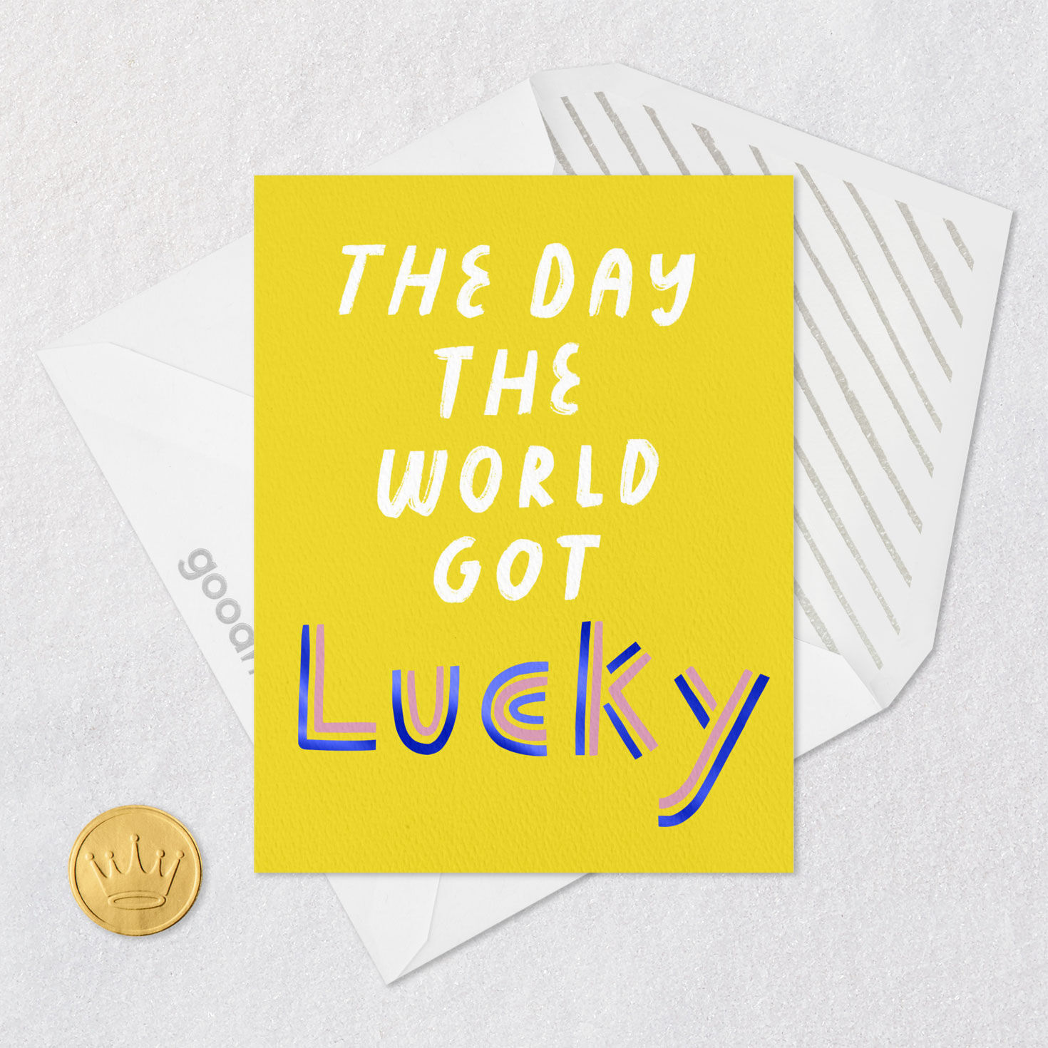 The World Got Lucky Today Birthday Card for only USD 3.99 | Hallmark
