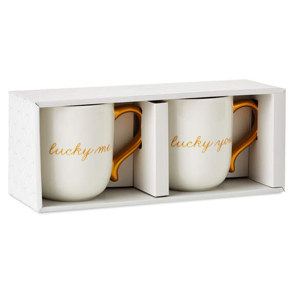 Lucky Me and Lucky You Mugs, Set of 2 - Mugs