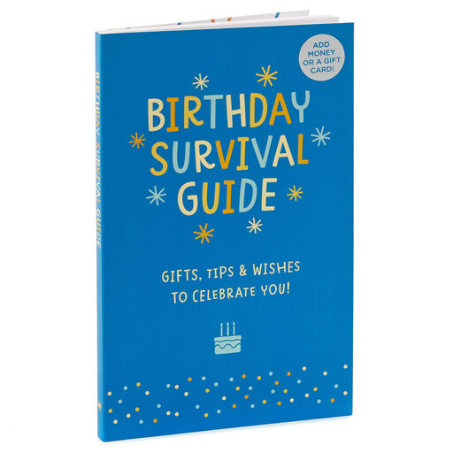 Birthday Survival Guide Book And Gift Card Holder, 