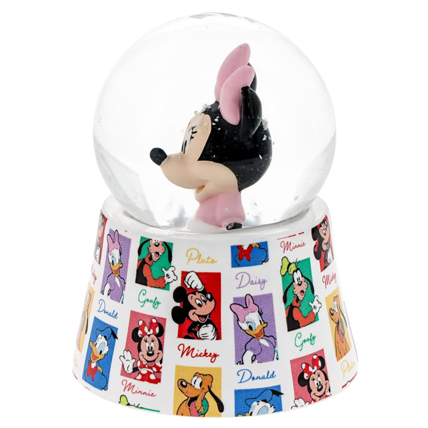 Disney Minnie Mouse Mini Lighted Snow Globe side image number 3