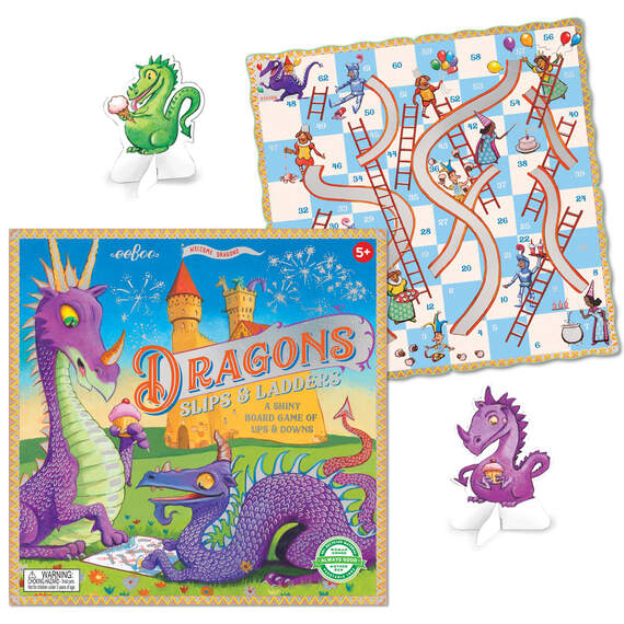 Dragons Slips and Ladders Board Game, , large image number 2