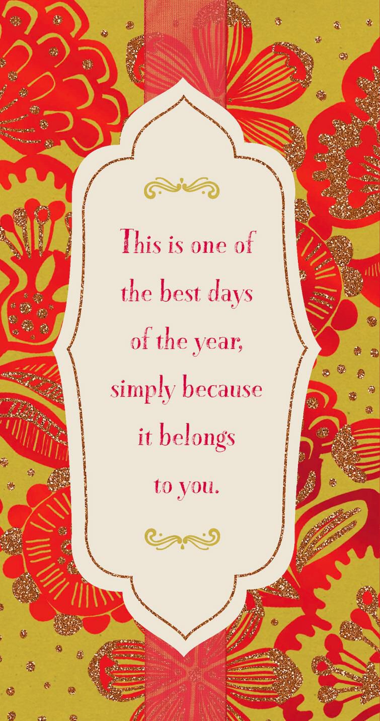 Best Day of the Year Money Holder Wedding Card