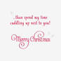 Cuddling Up Next to You Romantic Christmas Card, , large image number 2