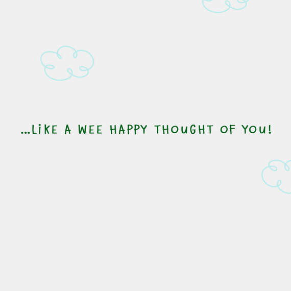 Wee Happy Thoughts of You St. Patrick's Day Card, , large image number 2
