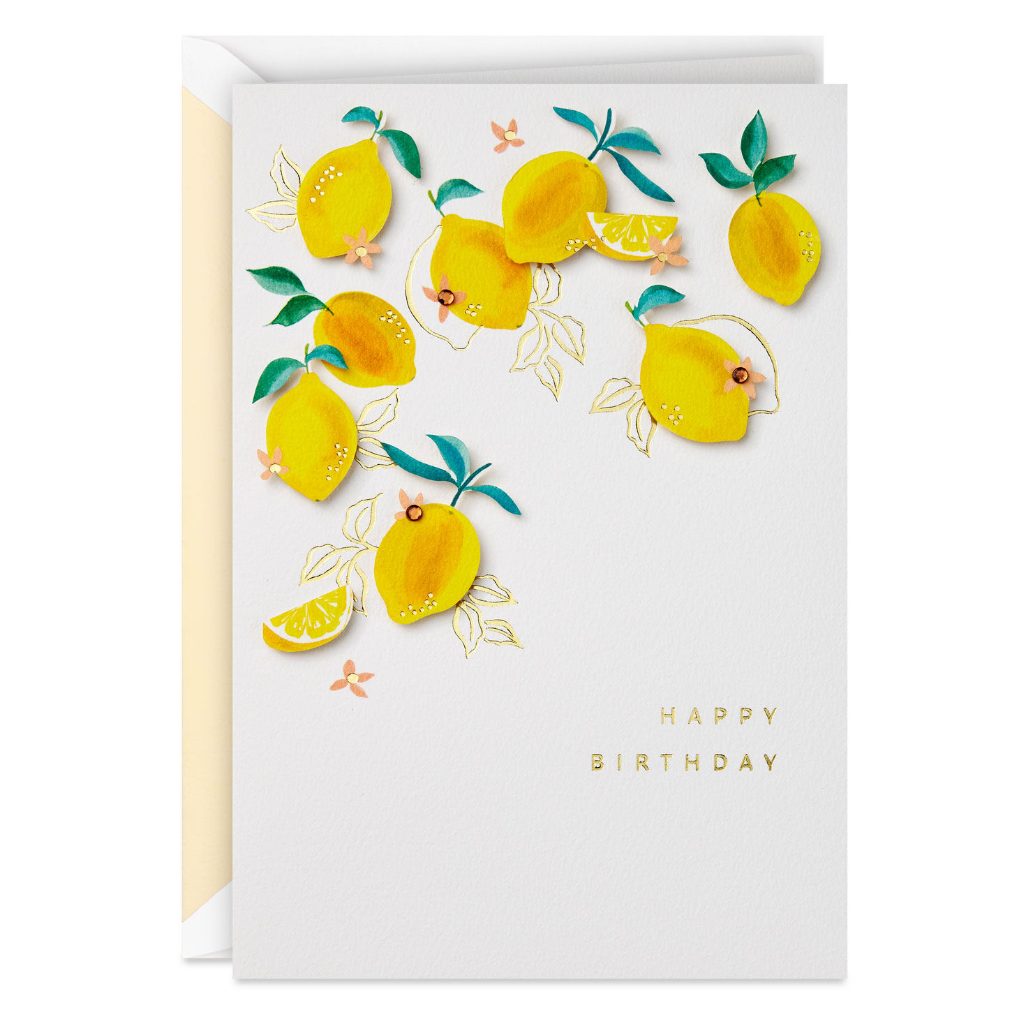Joyful Lemons Birthday Card