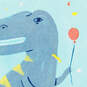 T-Rex With Balloon Yay for Existing Funny Birthday Card, , large image number 4