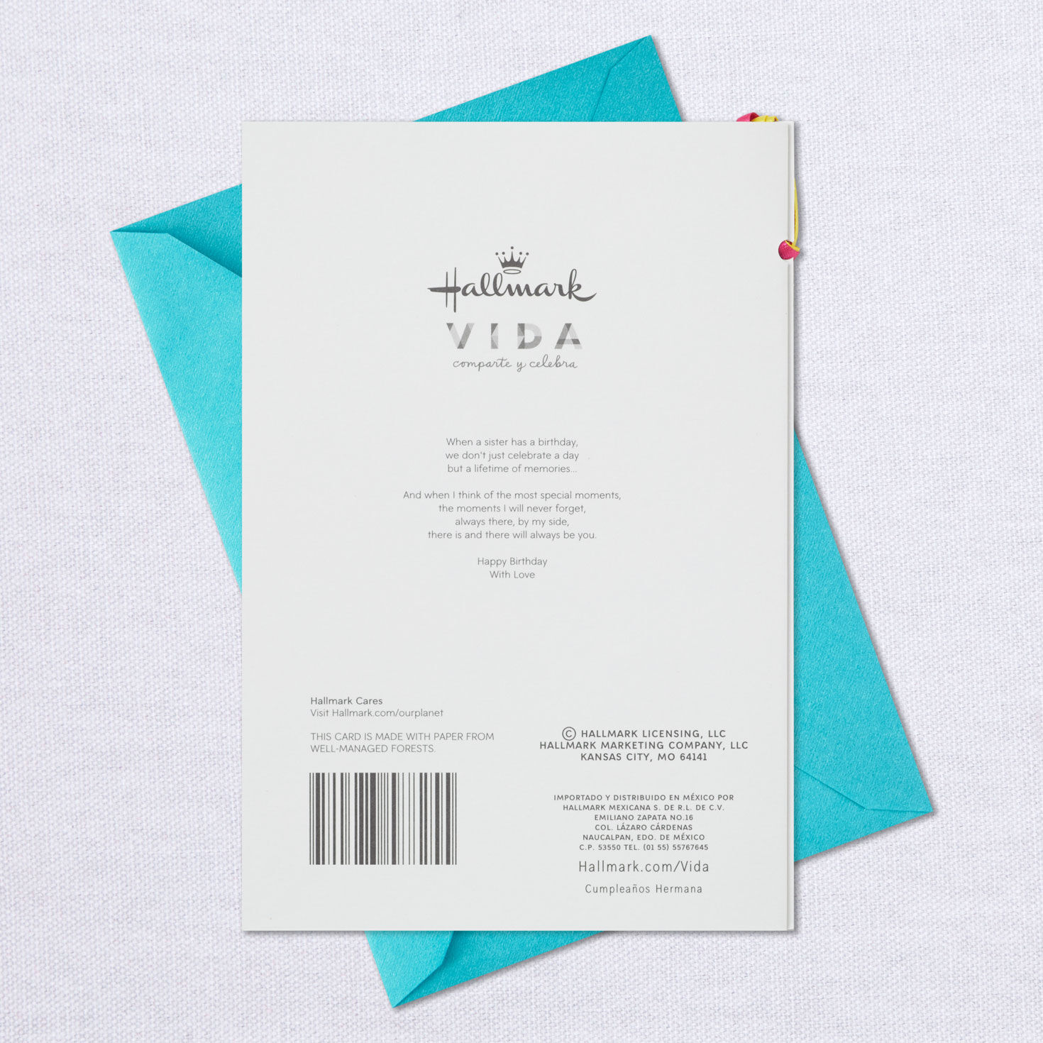 Lifetime of Memories Spanish-Language Birthday Card for Sister for only USD 4.99 | Hallmark