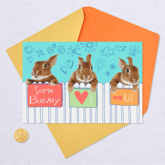 Some Bunny Loves You Easter Card, , large image number 5