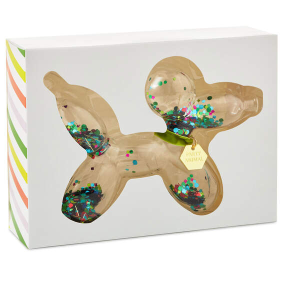 Confetti-Filled Glass Balloon Dog, , large image number 5