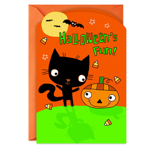 A Day of Happy Things Halloween Card, 