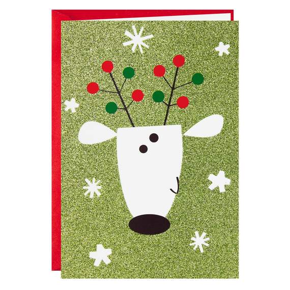 Smiling Reindeer Christmas Cards, Box of 16, , large image number 3