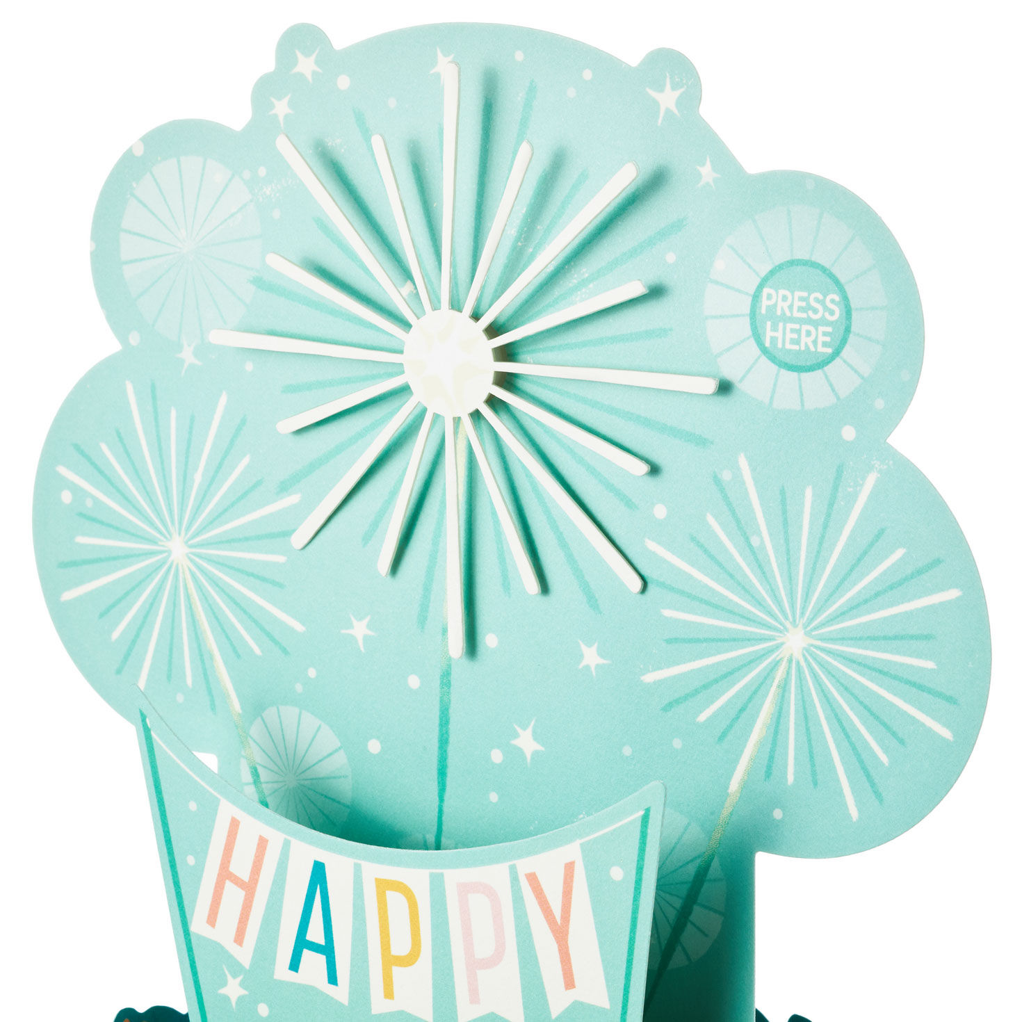 Shine On Cake With Sparklers Musical 3D Pop-Up Birthday Card With ...