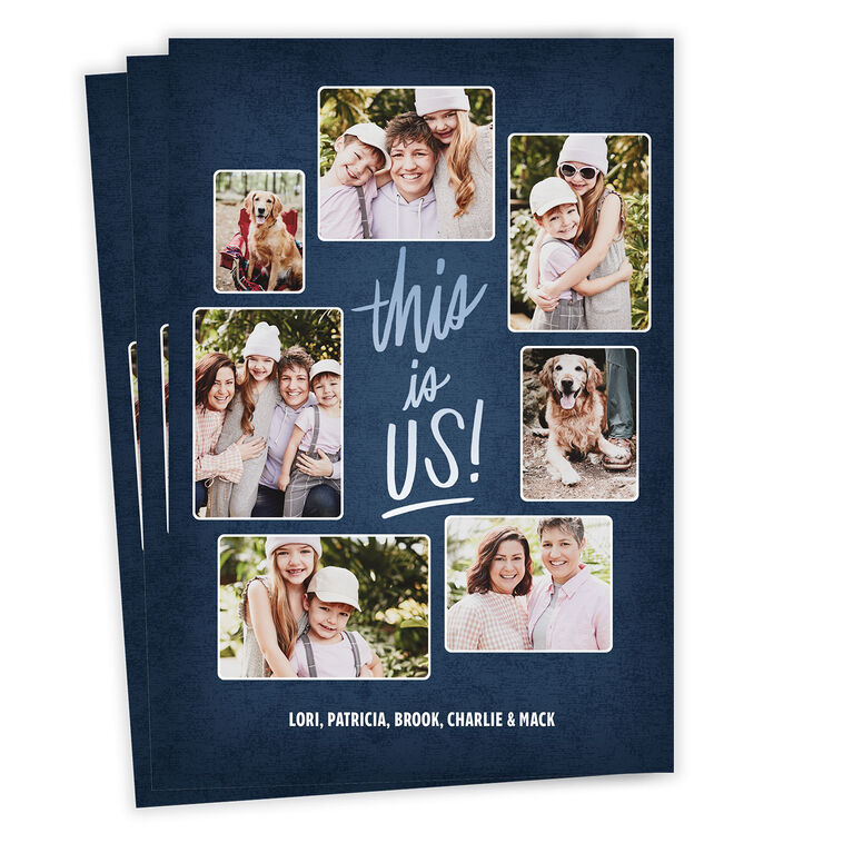 This Is Us! Flat Photo Card