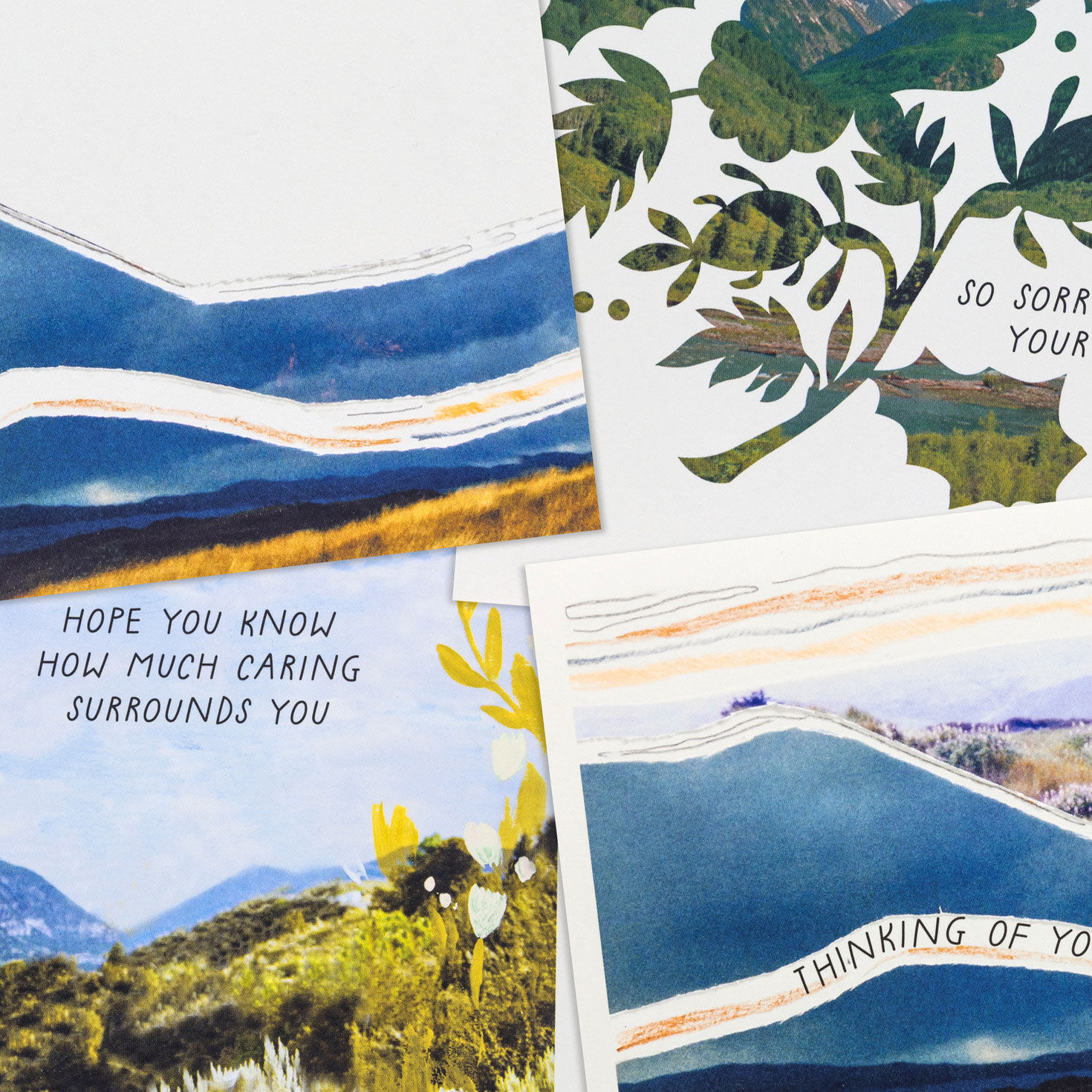 Tranquil Nature Scenes Boxed Sympathy Cards Pack upclose view image number 5