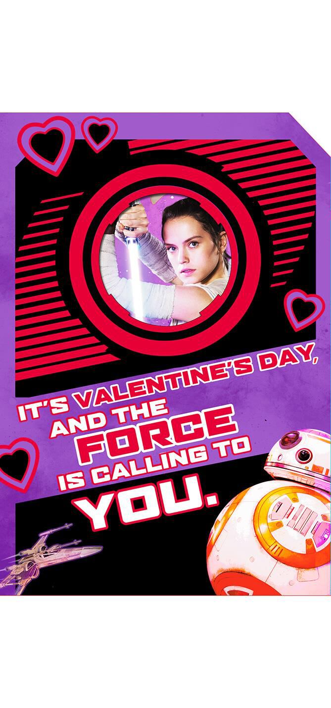 Rey™ and BB-8™ Valentine's Day Sound Card
