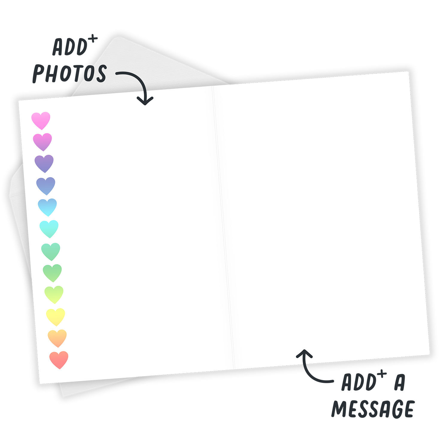 Personalized My Person Rainbow Filter Blank Photo Card  image number 4