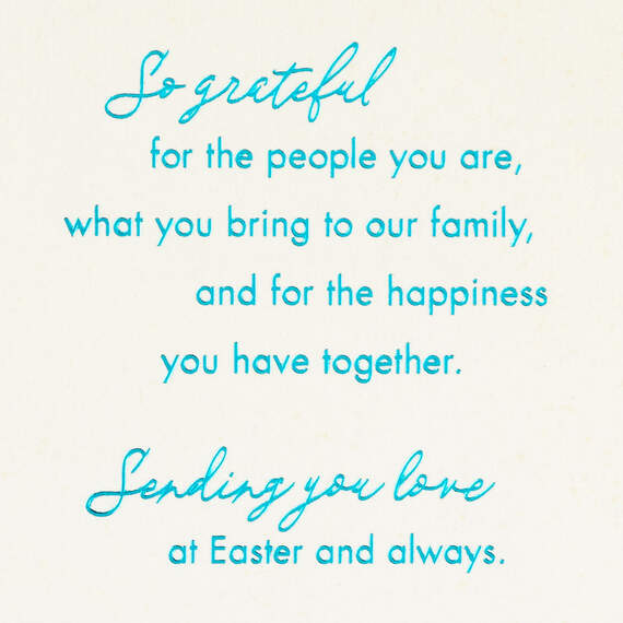 Grateful for You Easter Card for Brother and the One He Loves, , large image number 2