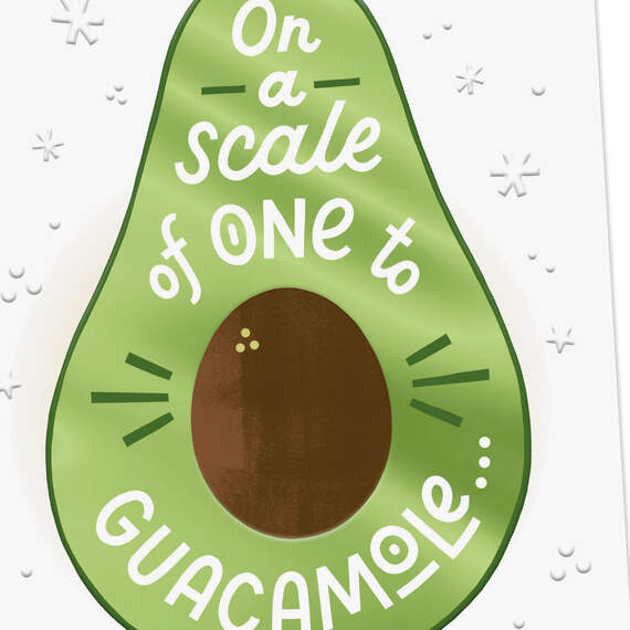 On a Scale of One to Guacamole Thank-You Card, , large image number 4