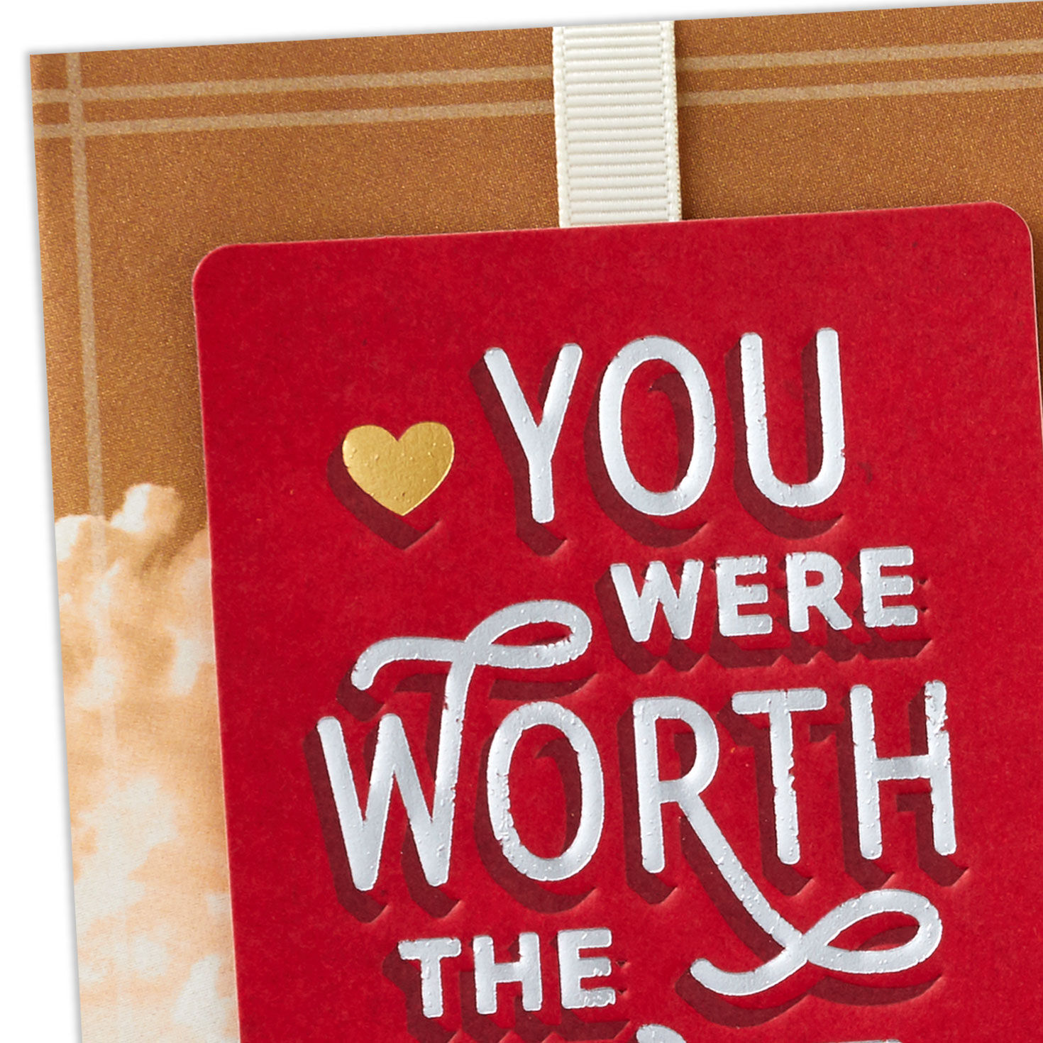 Sepia Mountain Trail Romantic Valentine's Day Card Cover Detail image number 5