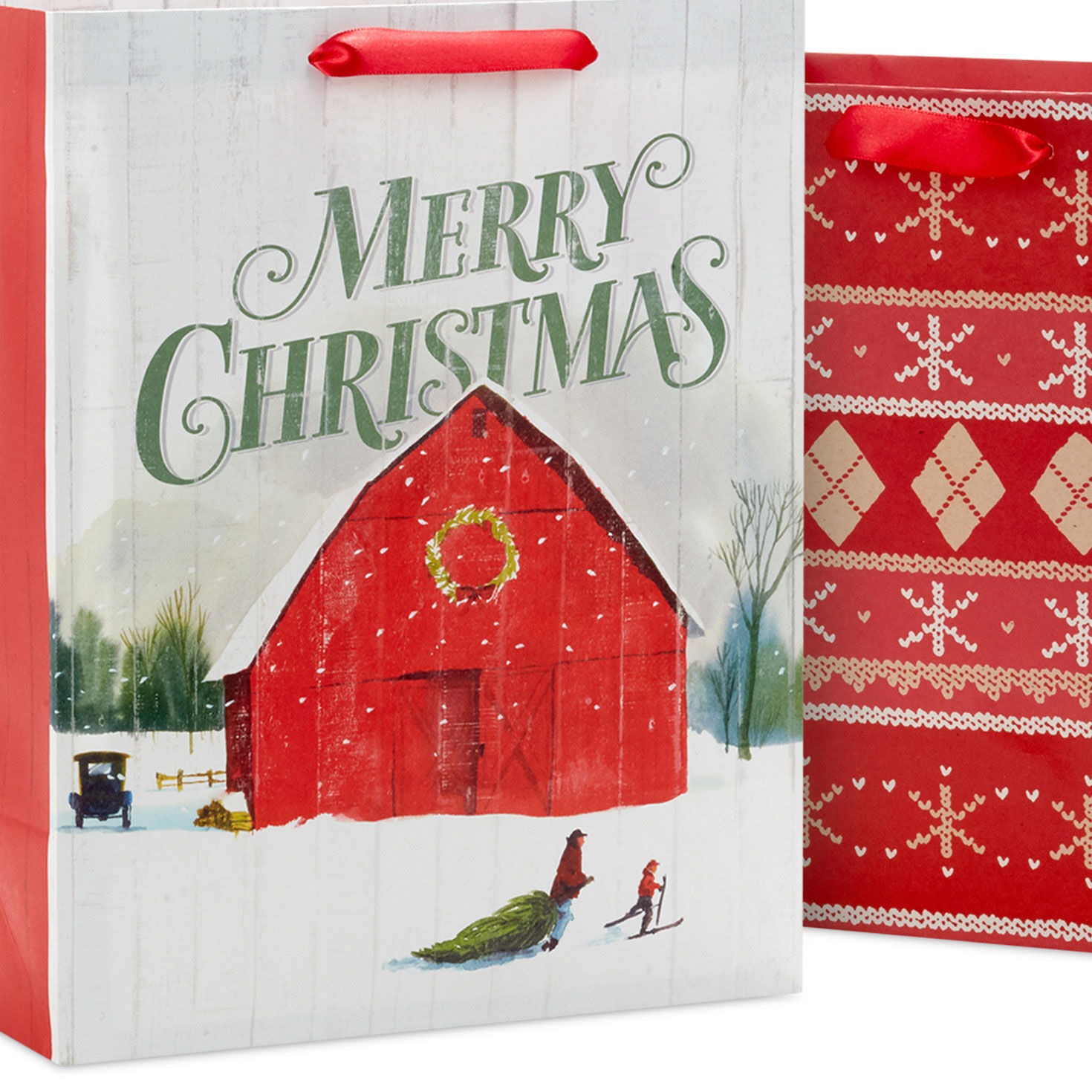 Home for the Holidays 8-Pack Assorted Medium and Large Gift Bag Bundle, , large image number 11