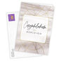Personalized Gold Accents on Marble Design Card  image number 2