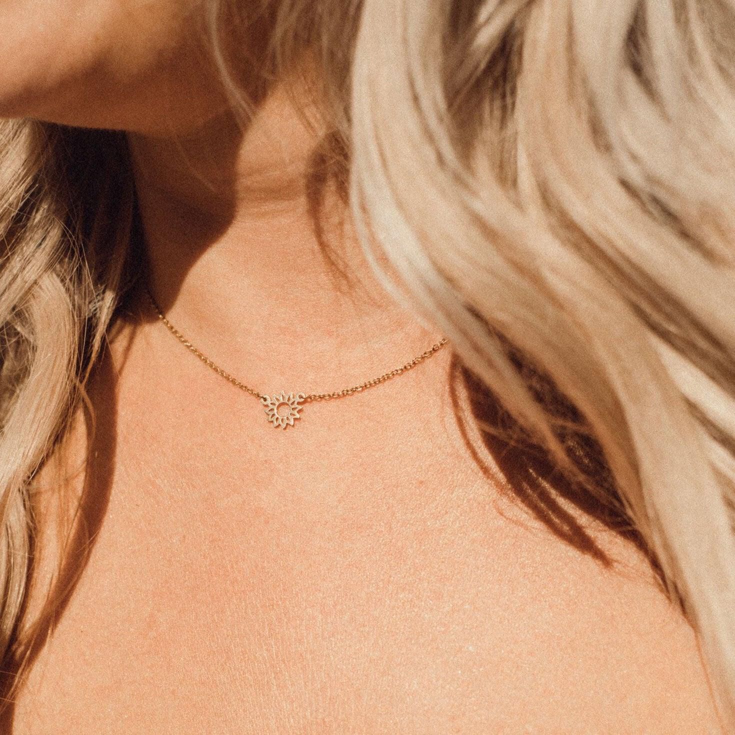sunshine mother daughter necklace