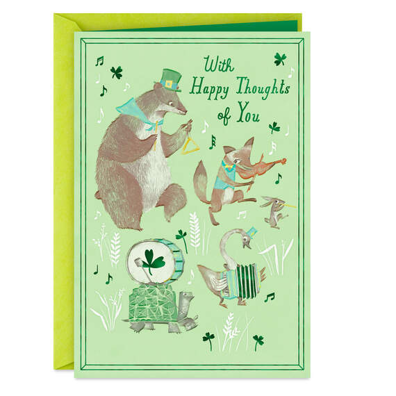 May Your Heart Be Filled With Song St. Patrick's Day Card, , large image number 1