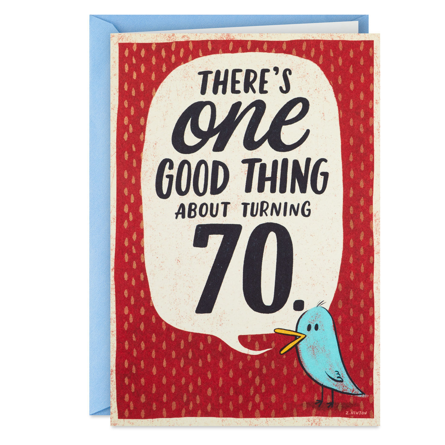 You Go First Funny 70th Birthday Card
