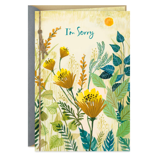Wildflowers I'm Sorry Card, 