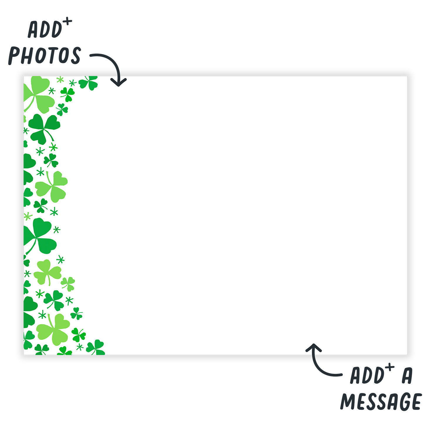 Personalized Leprechaun Cat St. Patrick&rsquo;s Day Card  image number 3