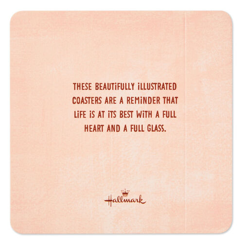 Stop and Smell the Rosé: 20 Coasters Celebrating Friends (And Wine) Book, 