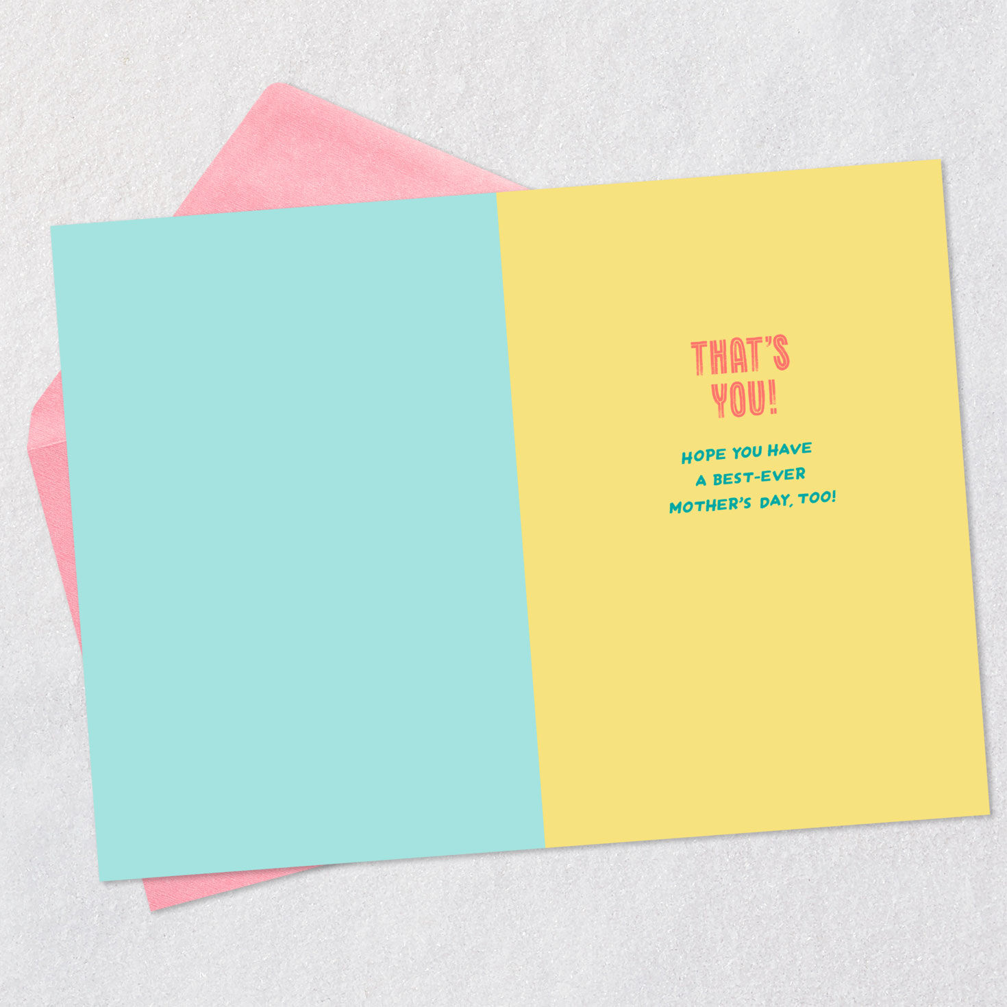 Sparkly Floral Ribbon Mother's Day Card for Mom Open card with envelope image number 3