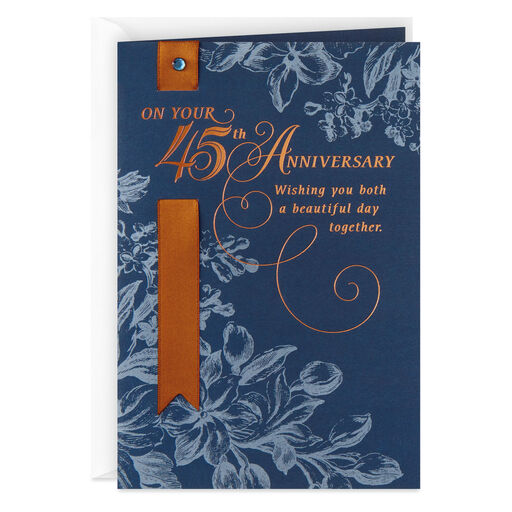 Enjoy Your Day 45th Anniversary Card, 