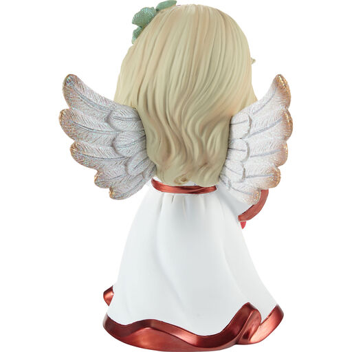 Precious Moments Wreathed in Christmas Glory Light-Up Musical Angel Figurine, 6", 