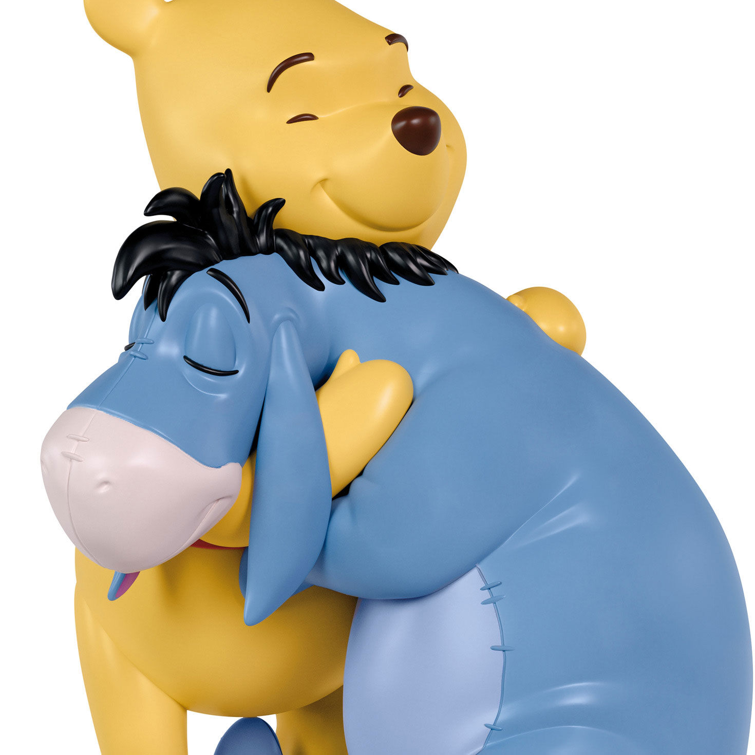 Winnie the Pooh Hugging Eeyore Keepsake Ornament closeup view image number 5