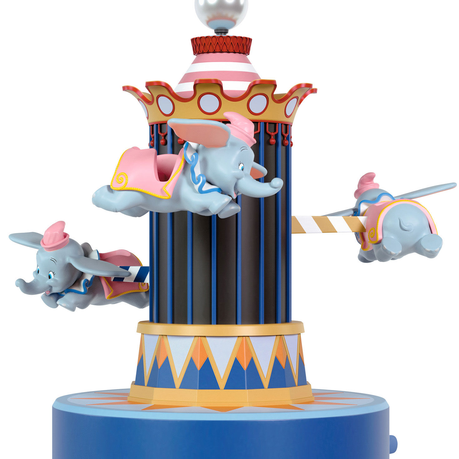 Disney Parks Dumbo Ride Keepsake Ornament closeup view image number 5
