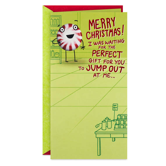 Perfect Gift to Jump Out Pop-Up Money Holder Christmas Card