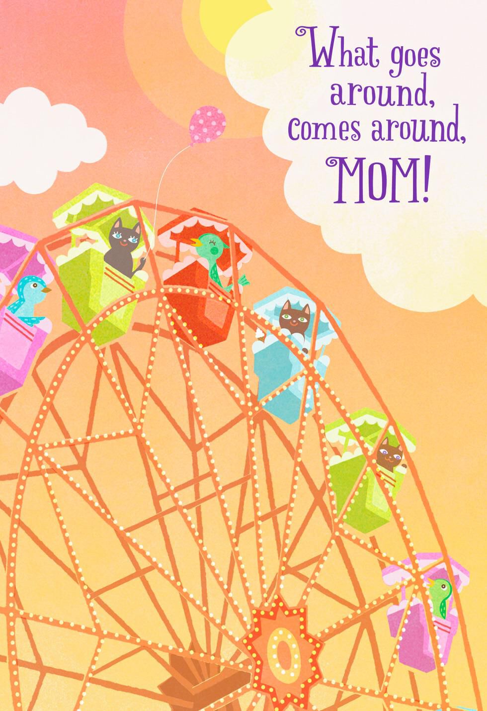 Ferris Wheel Musical Mother's Day Card