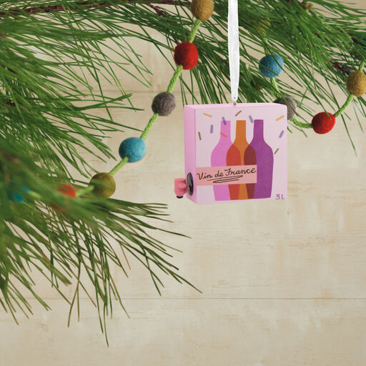 Boxed Wine Hallmark Ornament, 