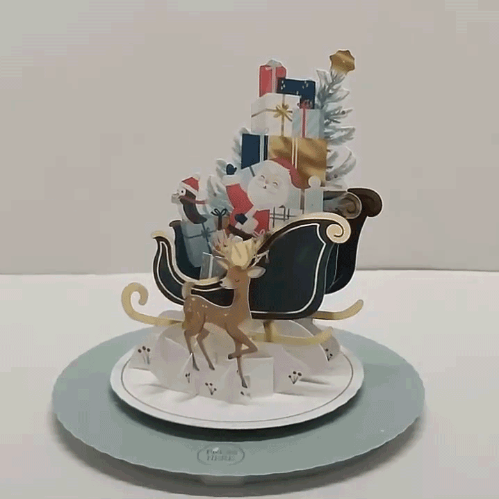 Santa Feel the Joy All Year Round Musical 3D Pop-Up Christmas Card With Motion for only USD 14.99 | Hallmark