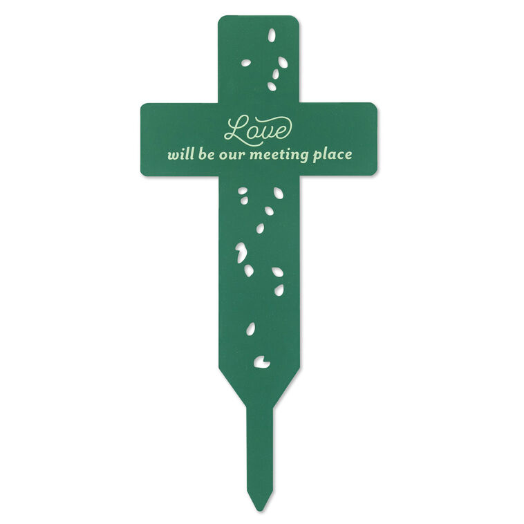 Love Cross Garden Stake, 10.25"