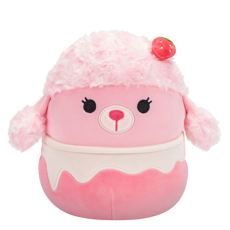 8" Squishmallows Chloe  Strawberry Milkshake Poodle Little Plush
