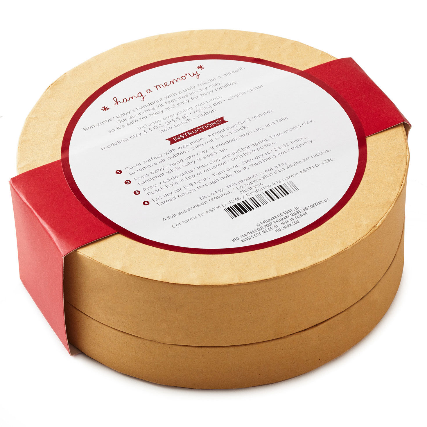 Baby's First Christmas Handprint Ornament Kit, , large image number 3