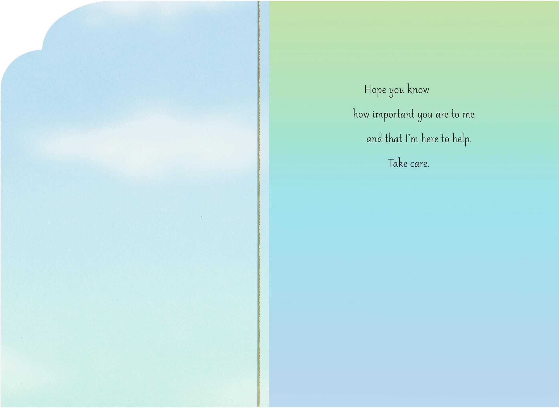 Daisies and Blue Sky Encouragement Card