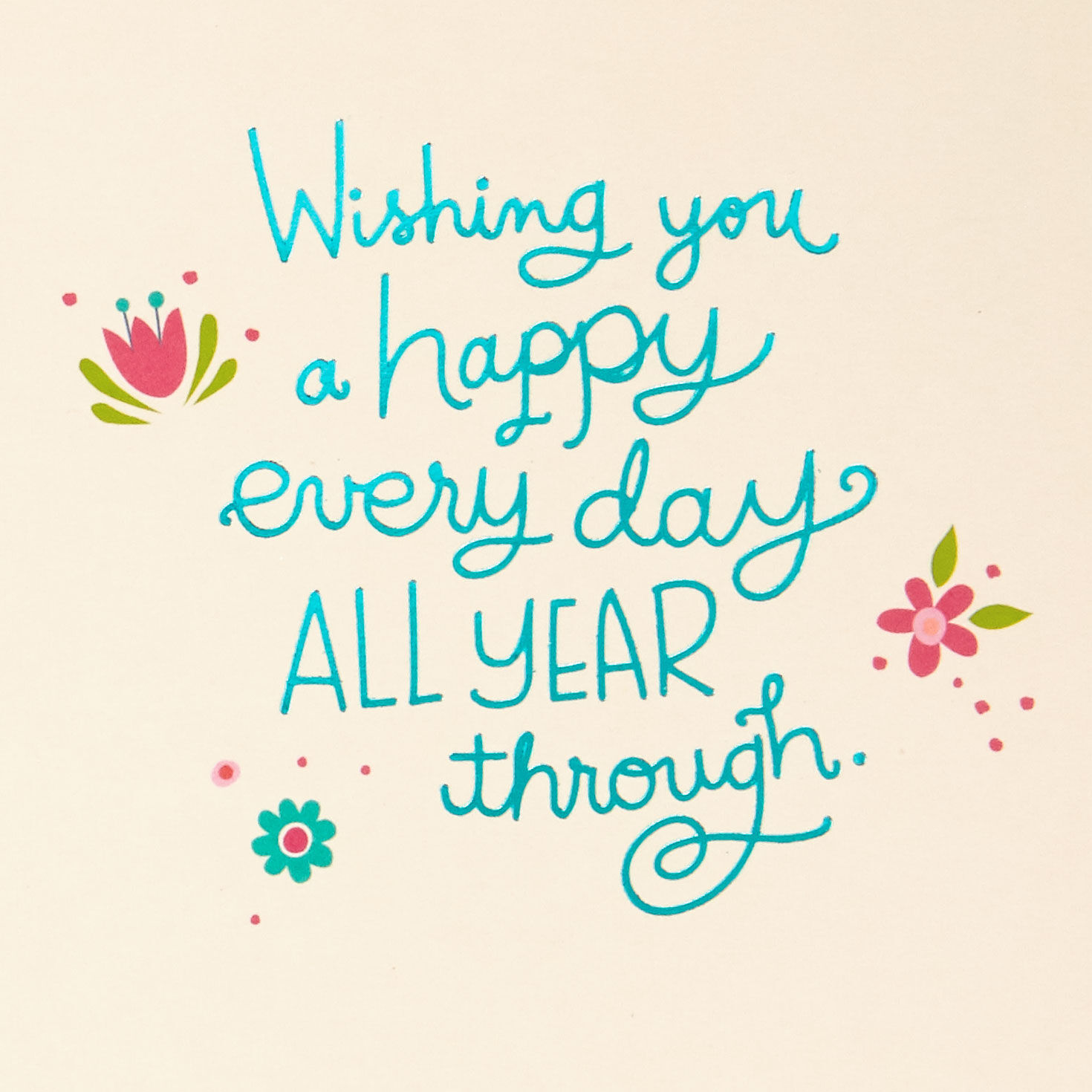 Snoopy With Flowers Mother's Day Card sentiment image number 2