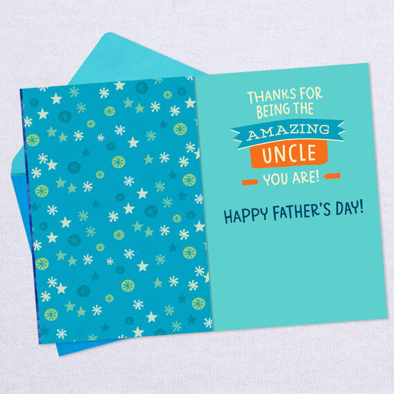 A Friend that's Family Father's Day Card for Uncle, , large image number 3
