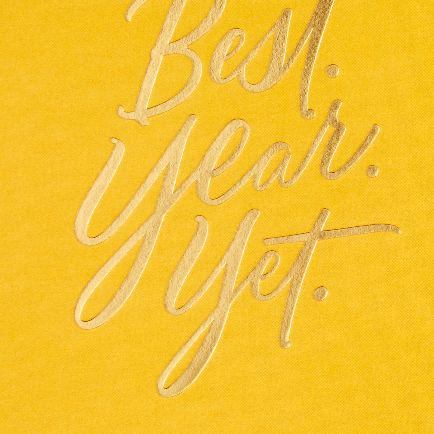 Best Year Yet Gold Birthday Card, , large image number 4