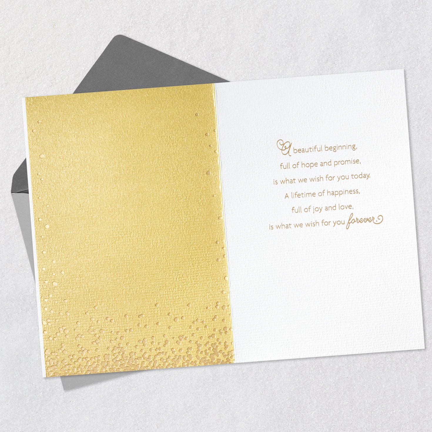 Wishing You the Happiest-Ever-After Wedding Card From Us, , large image number 3