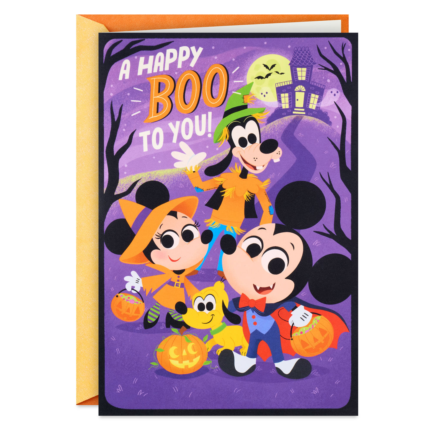 Disney Mickey Mouse and Friends A Happy Boo to You Musical Halloween Card for Kids for only USD 5.99 | Hallmark